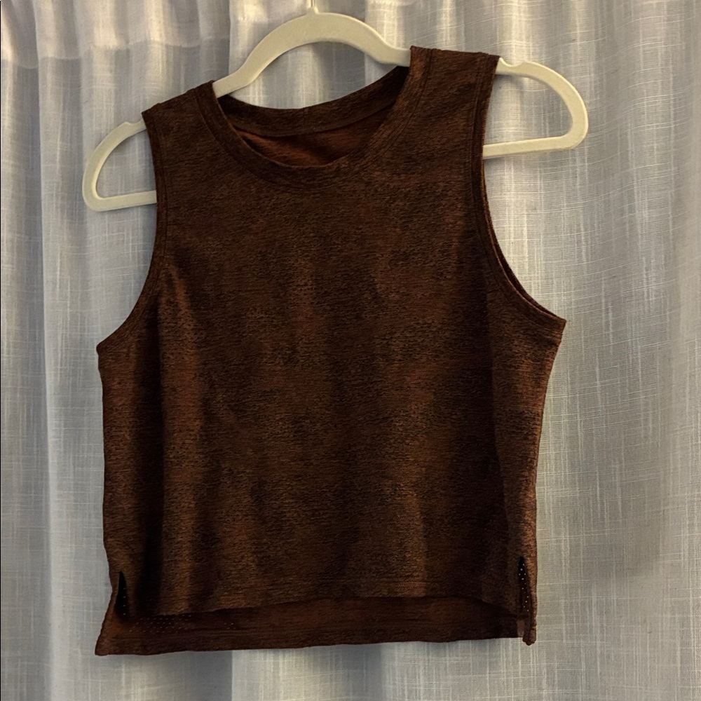 lululemon athletica Dark Brown Tank Top
